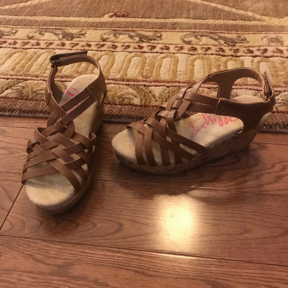 NWOT Girls Sandals size Youth 12